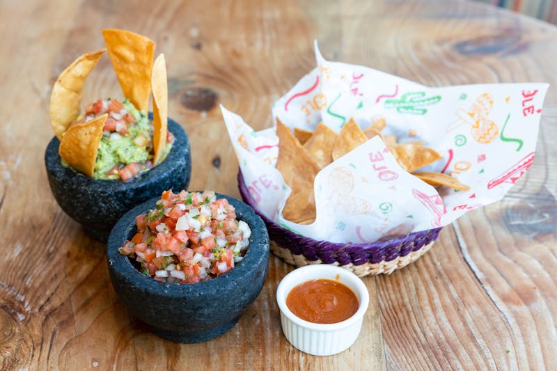 Tortilla chips with house salsa